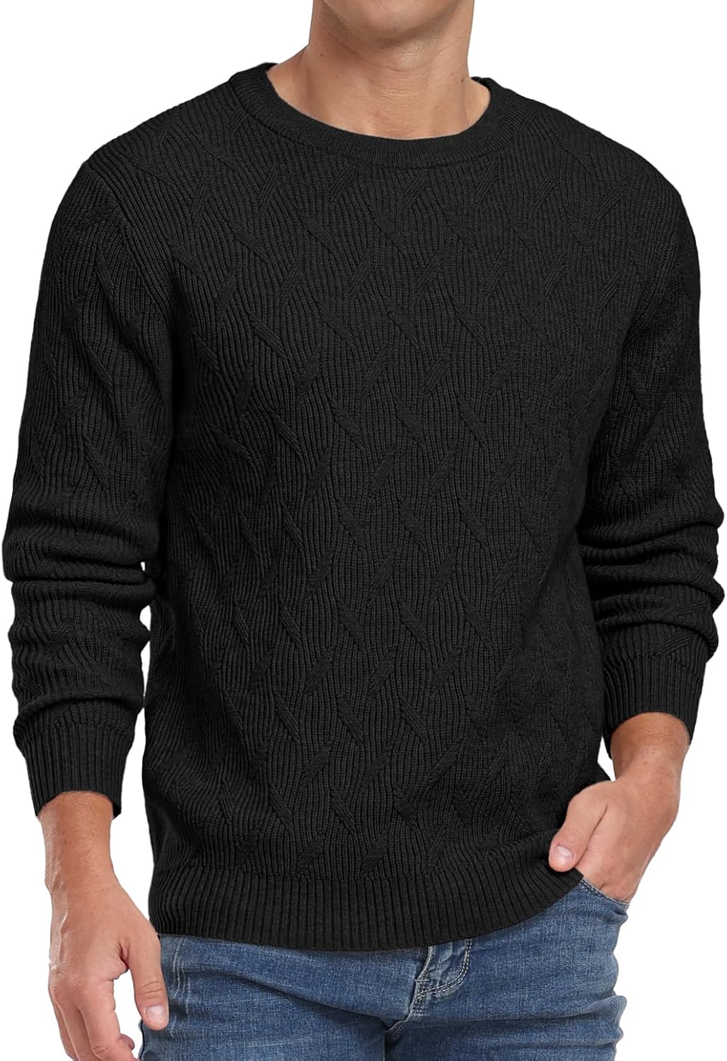 Sailwind Men's Crewneck Pullover Sweater Lightweight Casual Knitted Sweaters