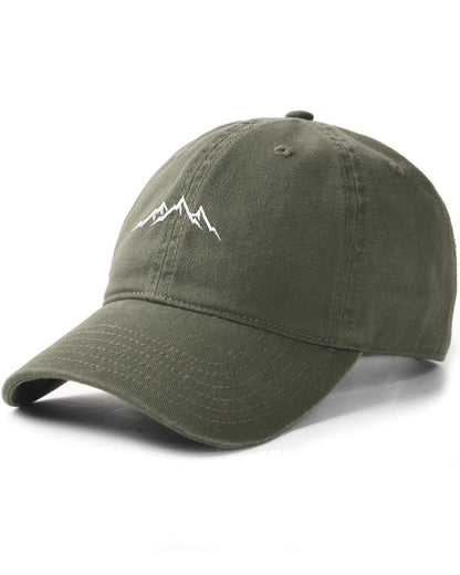 FURTALK Baseball Cap Men Mountain Embroidery Dad Hat Unstructured Soft Vintage Washed Cotton Outdoor Hats for Men
