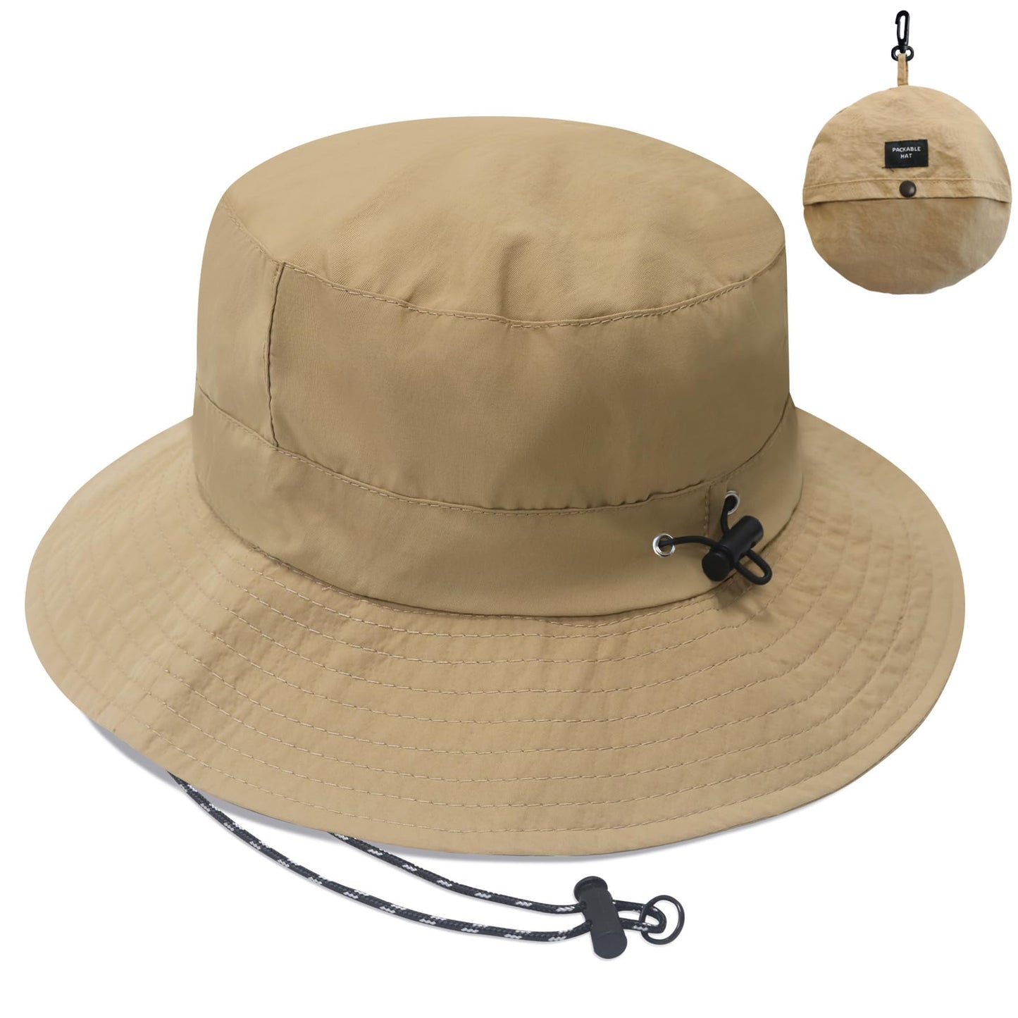 PFFY Waterproof Bucket Hat Rain Quick Dry Hats for Men Women Packable Sun Hat for Fishing Hiking Outdoors