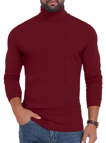 Sailwind Men's Lightweight Turtleneck Shirts Long Sleeve Thermal Pullover Sweater