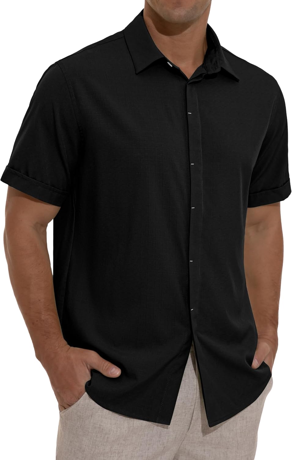 Sailwind Men's Shirts Short Sleeve Casual Shirts Button Down Beach Summer Shirt