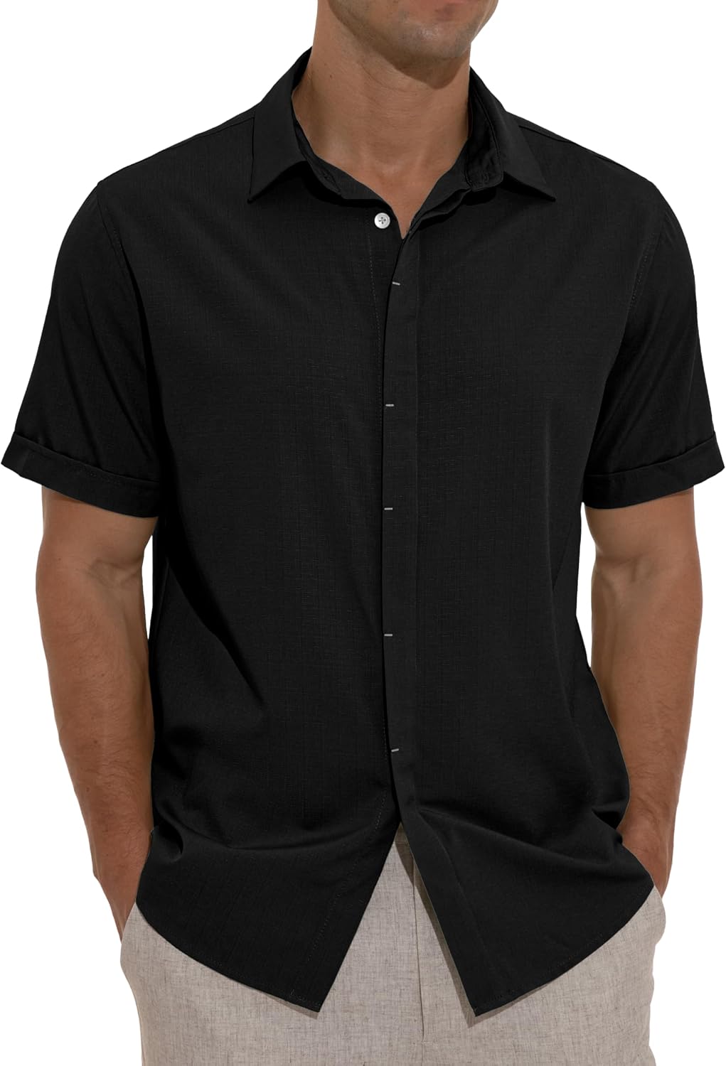 Sailwind Men's Shirts Short Sleeve Casual Shirts Button Down Beach Summer Shirt