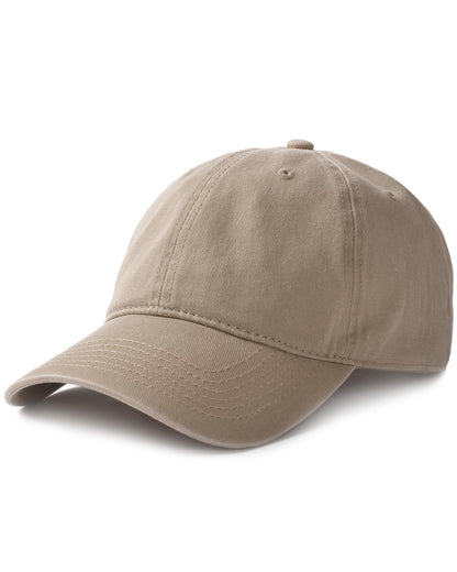 FURTALK Unisex Vintage Washed Unstructured Baseball Cap Washed Cotton Adjustable Dad Hat