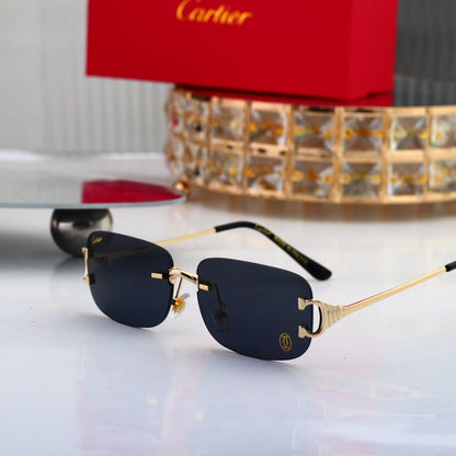 7 colors New hot HD lenses Frameless Sunglasses 4004