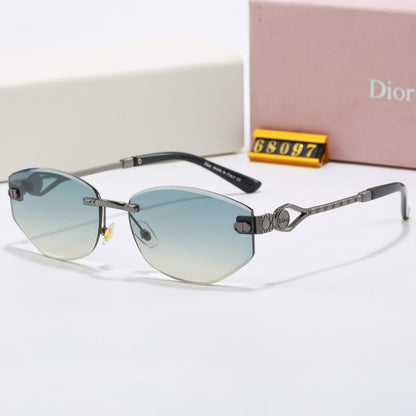 4 colors New hot HD lenses frameless design sunglasses 68097