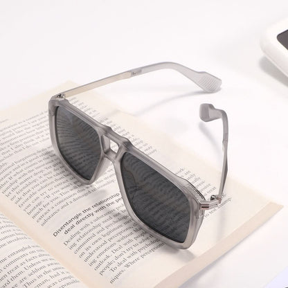 Dollger Vintage Bridge Square Tinted Sunglasses