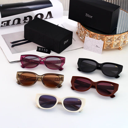 5 colors New hot HD lenses Full frame design sunglasses 6110