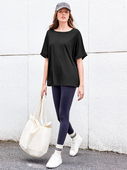 Women Oversized T-Shirt Summer Casual Short Sleeve Loose Tee Tops
