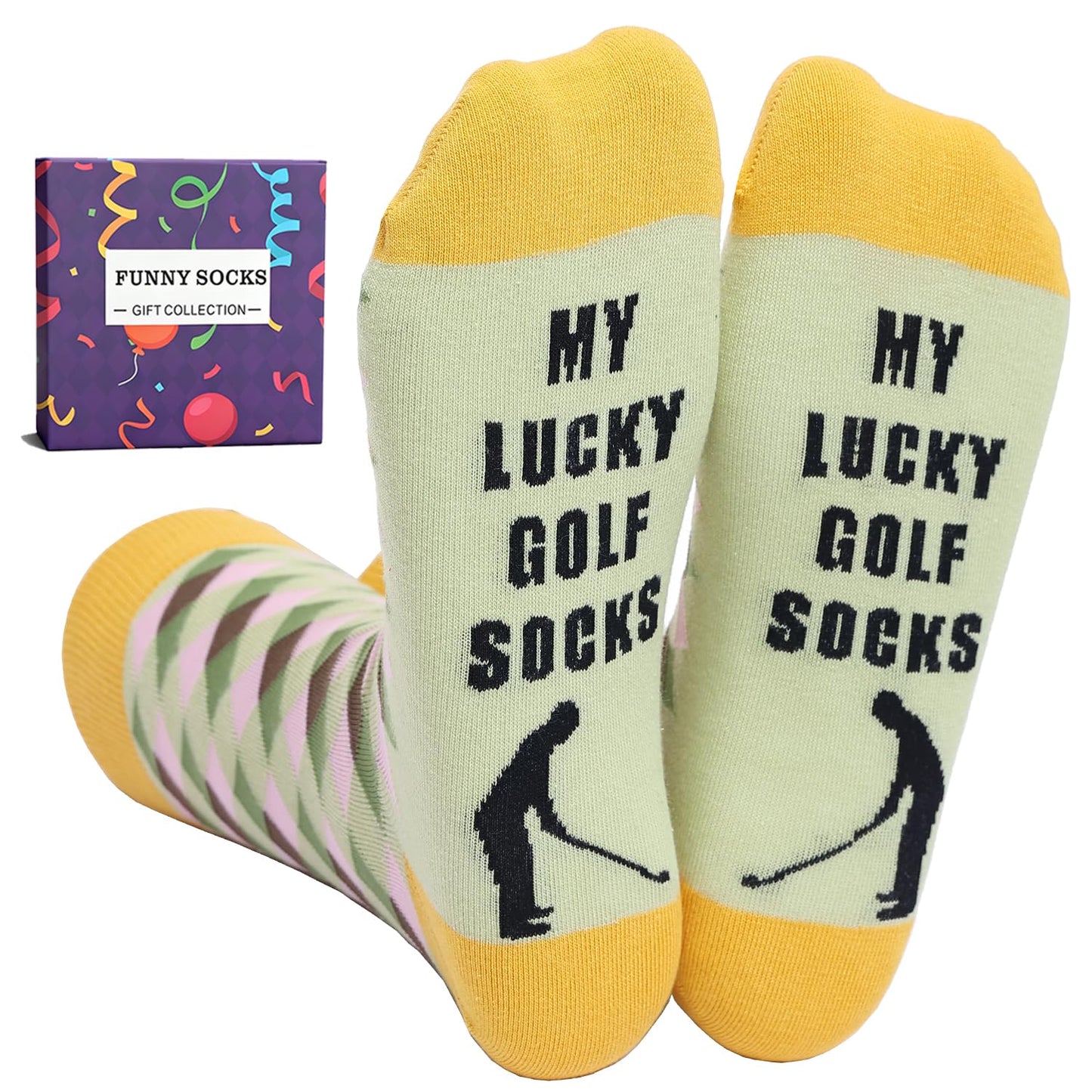 YEXIPO Funny Socks for Men Women I'D Rather Be Outdoor Activities Novelty Gifts For Hunting Golfing Camping Skiing Gaming