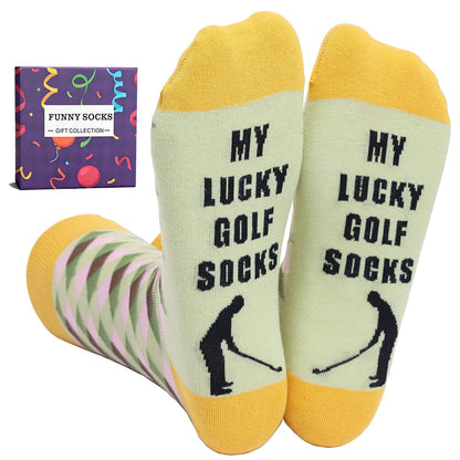 YEXIPO Funny Socks for Men Women I'D Rather Be Outdoor Activities Novelty Gifts For Hunting Golfing Camping Skiing Gaming