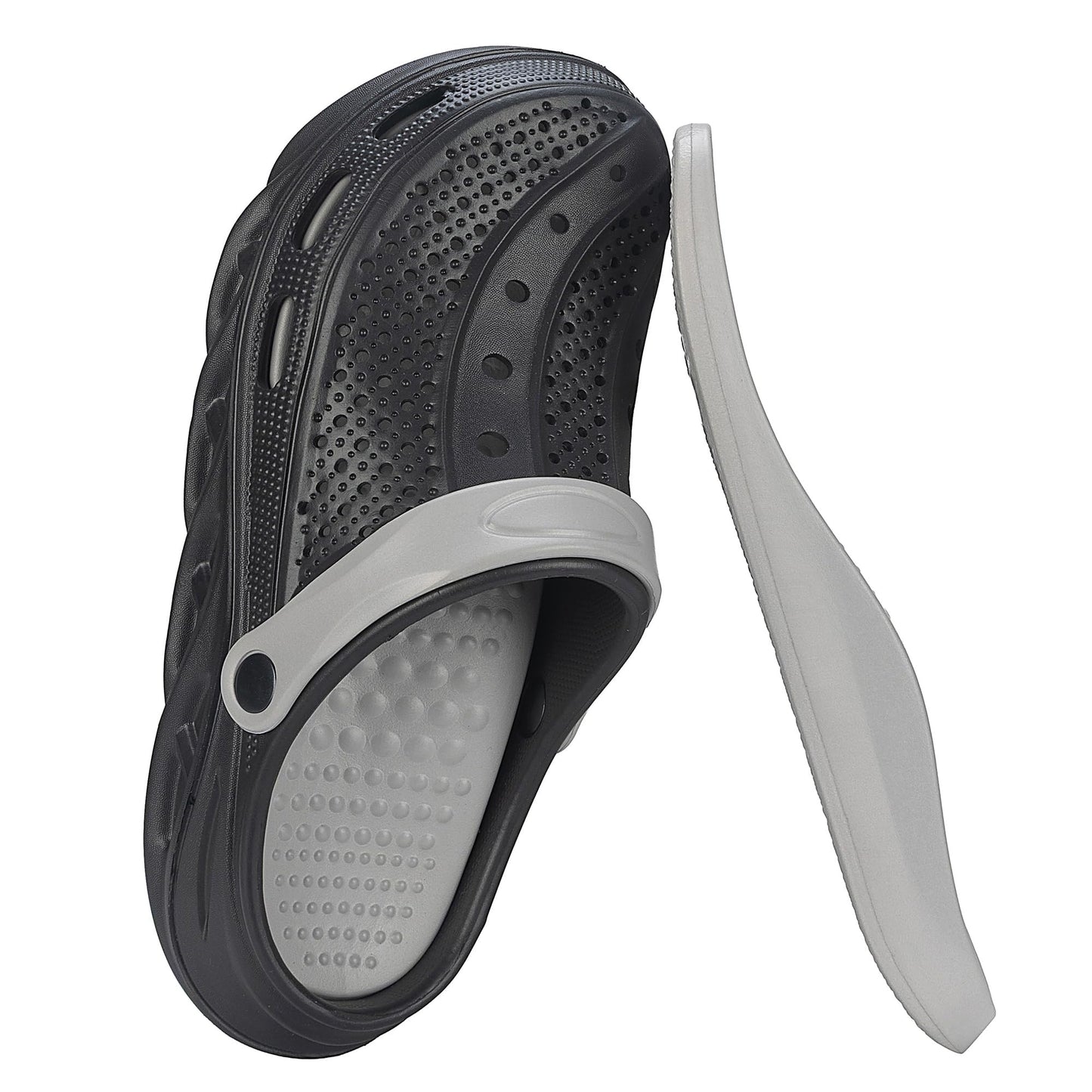 Clogs for Women and Men,Garden Shoes with Arch Support,Unisex Comfort Slip-on Sandals with Removable Cushion Footbed