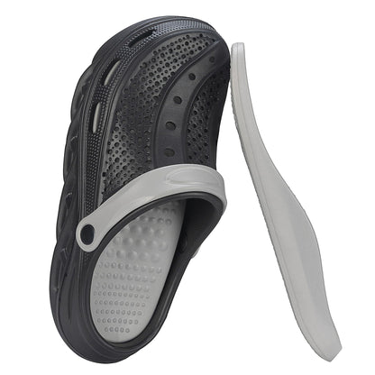 Clogs for Women and Men,Garden Shoes with Arch Support,Unisex Comfort Slip-on Sandals with Removable Cushion Footbed