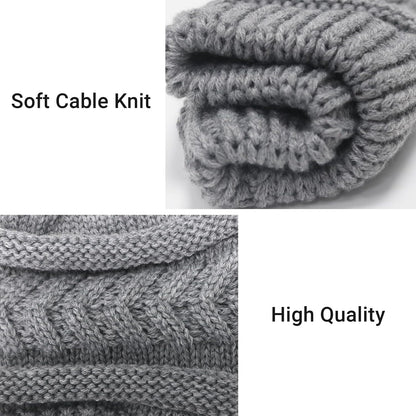 PFFY Beanie Hat for Women Winter Warm Knit Beanies Hats Skull Cap