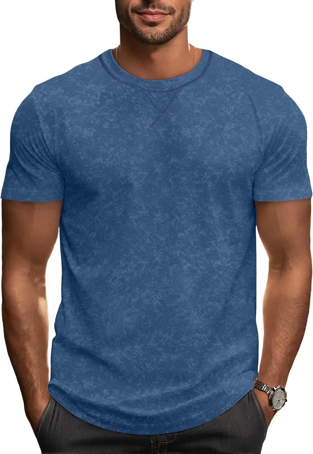 Sailwind Men's Cotton T-Shirts Short Sleeve Casual Summer Shirts Lightweight Tees