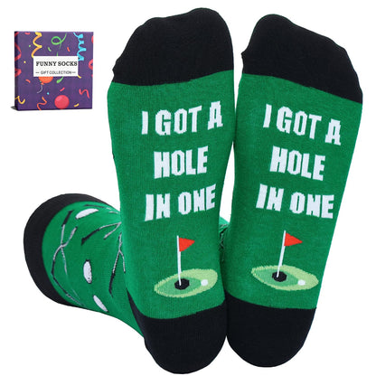 YEXIPO Funny Socks for Men Women I'D Rather Be Outdoor Activities Novelty Gifts For Hunting Golfing Camping Skiing Gaming