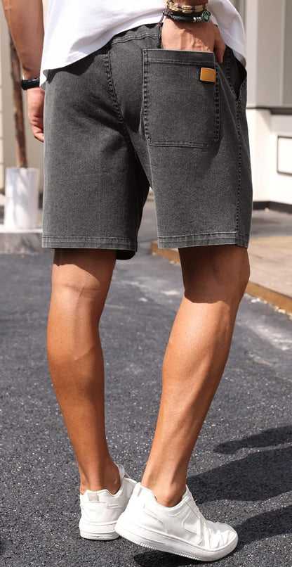 Sailwind Men's 7" Shorts Vintage Washed Elastic Waist Summer Short