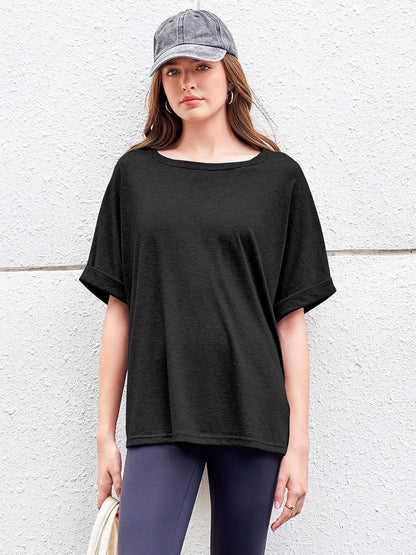 Women Oversized T-Shirt Summer Casual Short Sleeve Loose Tee Tops