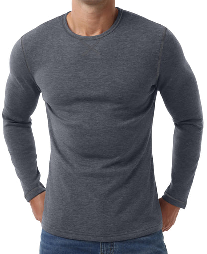 Sailwind Mens Thermal Underwear Long Sleeve Shirts Wool Base Layer Crewneck Top