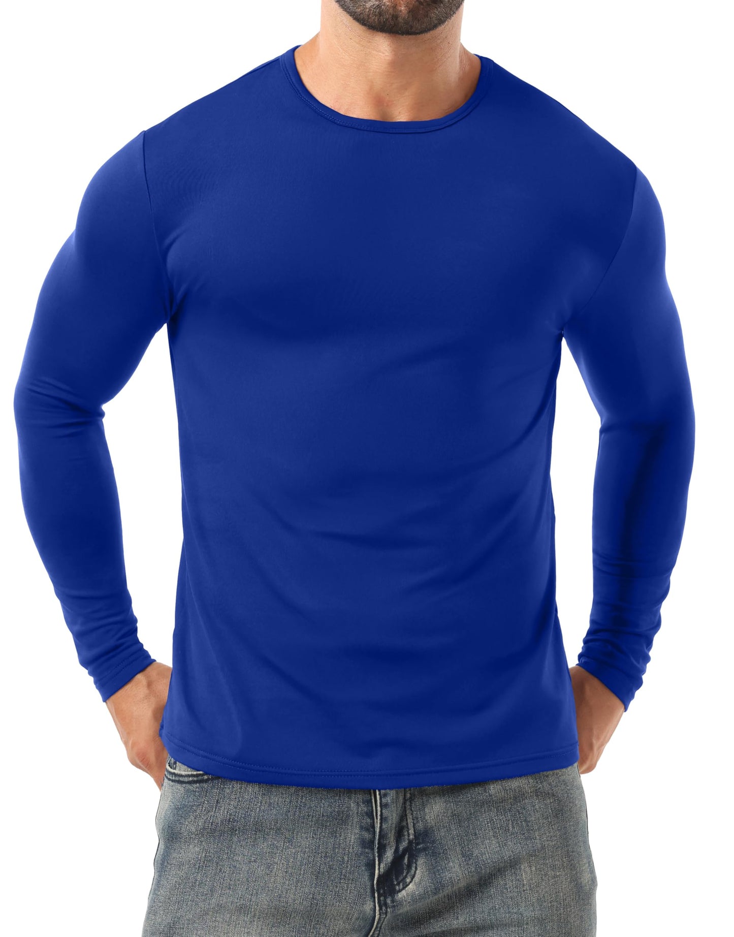 Sailwind Men's Base Layer Thermal Underwear Lightweight Long Sleeve Crew Shirts