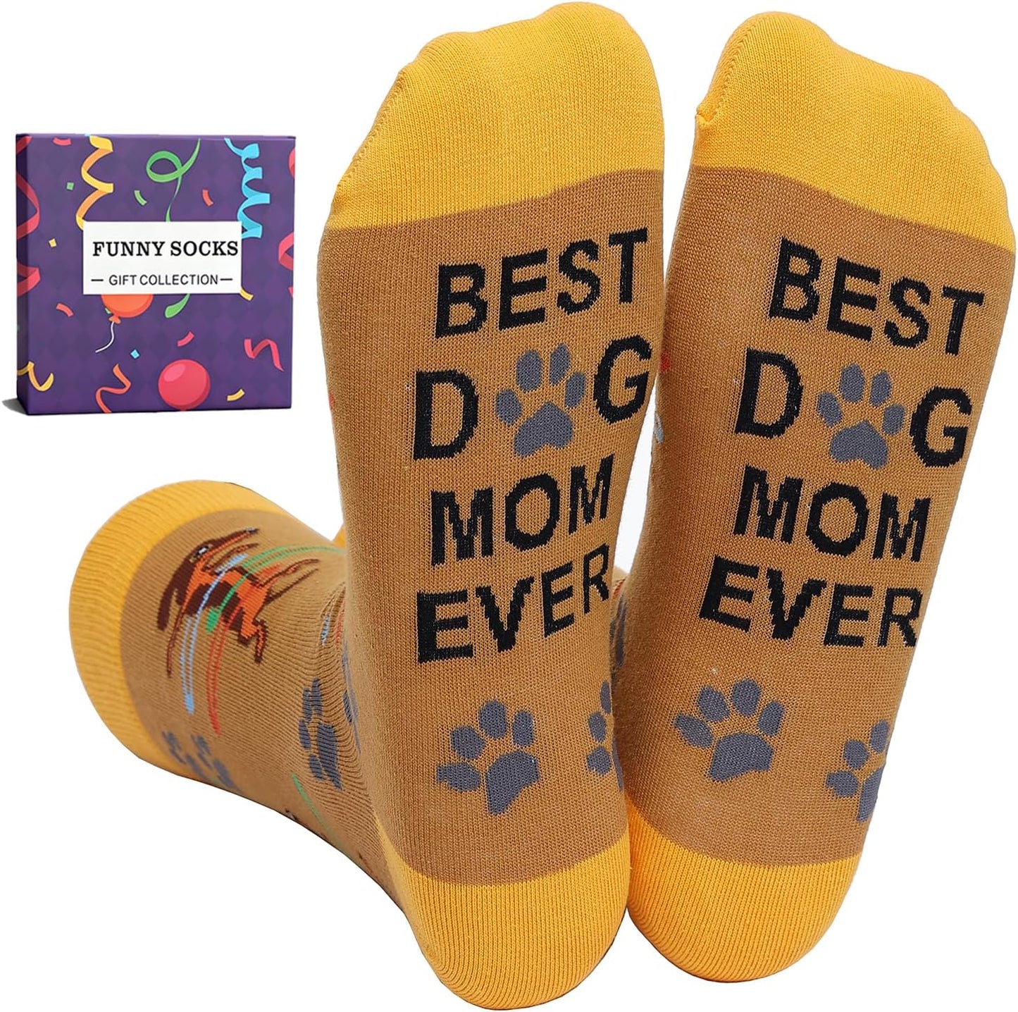 YEXIPO Womens Funny Socks Novelty Crazy Cute Crew Socks Gifts for Animal Lovers