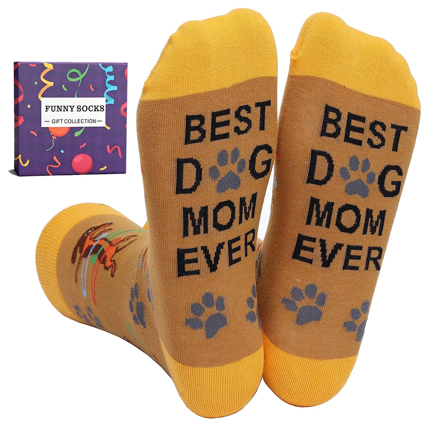 YEXIPO Womens Funny Socks Novelty Crazy Cute Crew Socks Gifts for Animal Lovers