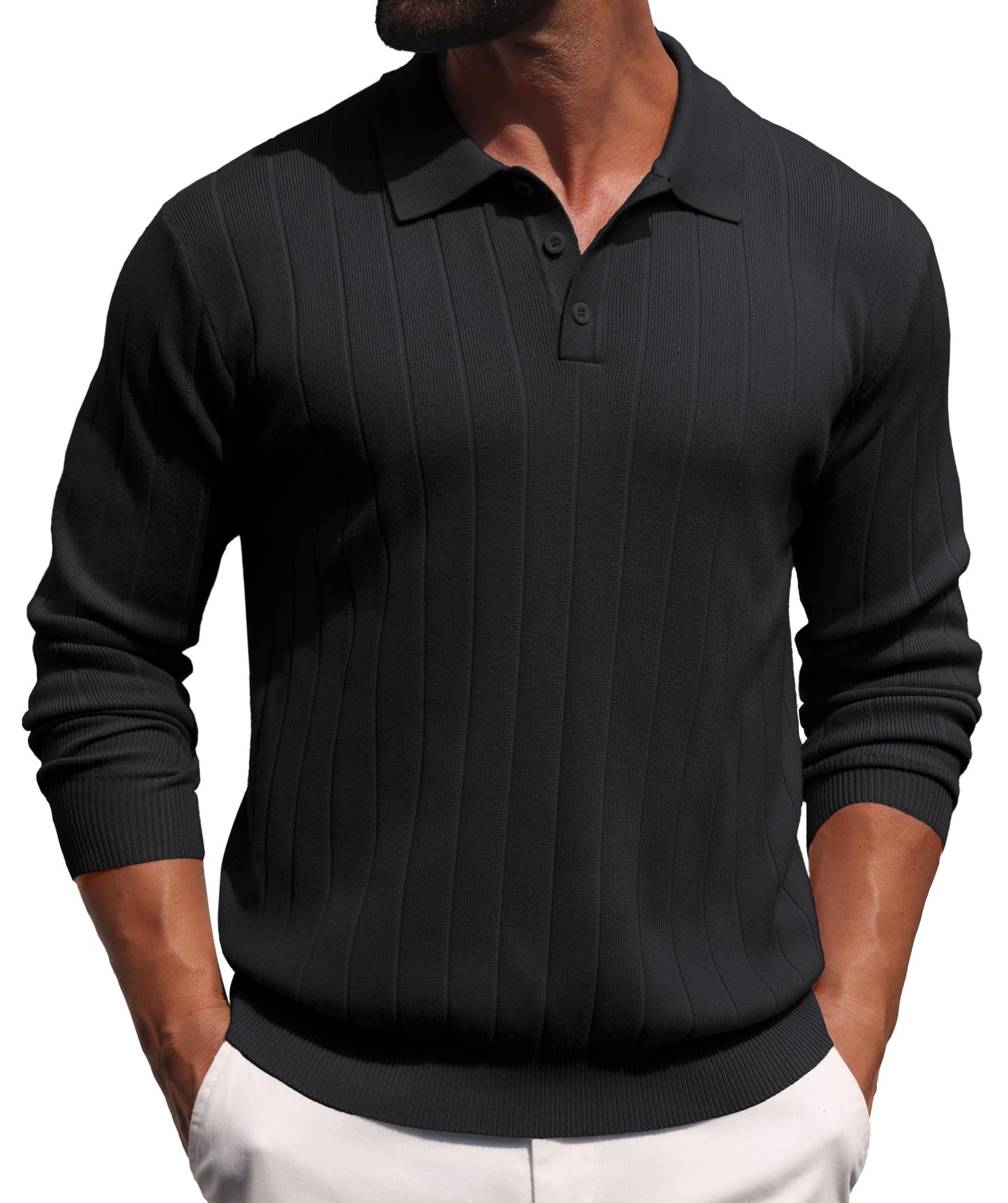 Sailwind Knit Polo Sweater Long Sleeve Casual Pullover Shirts