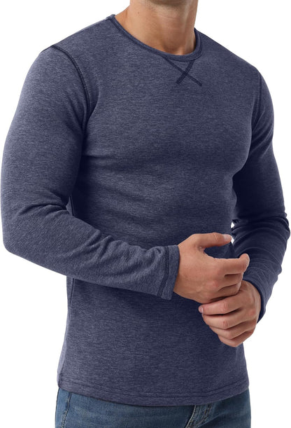 Sailwind Mens Thermal Underwear Long Sleeve Shirts Wool Base Layer Crewneck Top