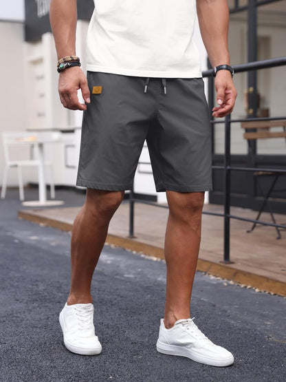 Sailwind Men's Casual 7" Shorts Elastic Waist Drawstring Summer Twill Golf Short