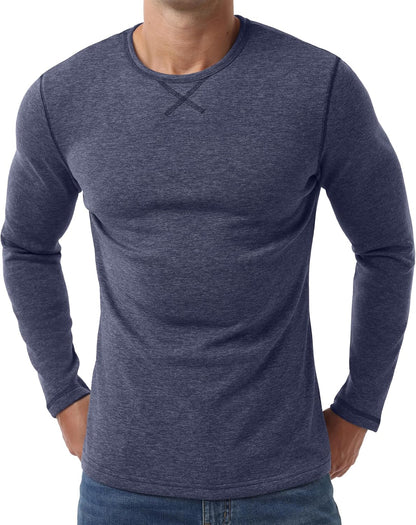 Sailwind Mens Thermal Underwear Long Sleeve Shirts Wool Base Layer Crewneck Top