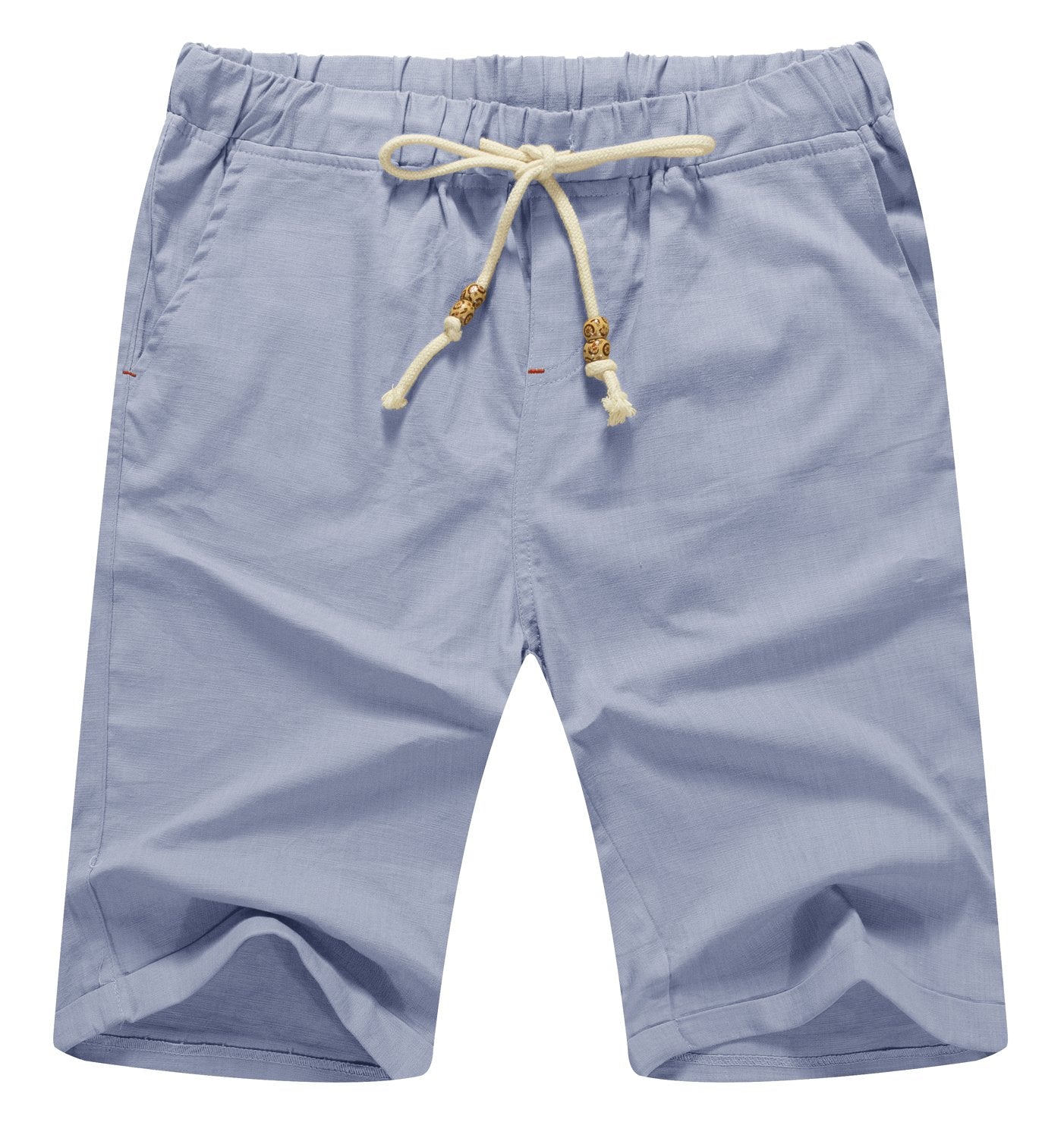 Sailwind Men’s Linen Shorts Casual Drawstring Summer Beach Shorts