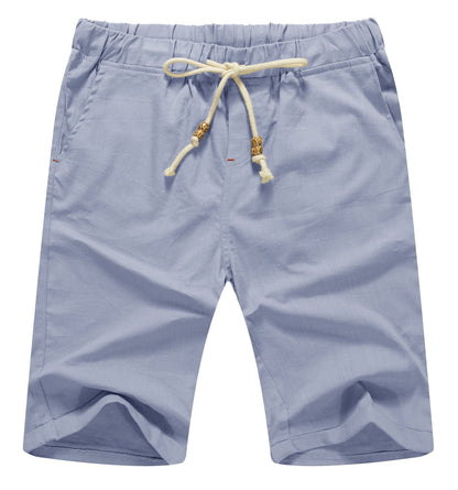 Sailwind Men’s Linen Shorts Casual Drawstring Summer Beach Shorts