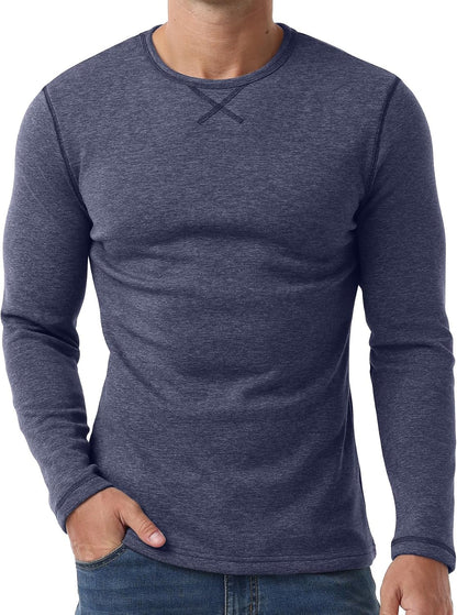 Sailwind Mens Thermal Underwear Long Sleeve Shirts Wool Base Layer Crewneck Top