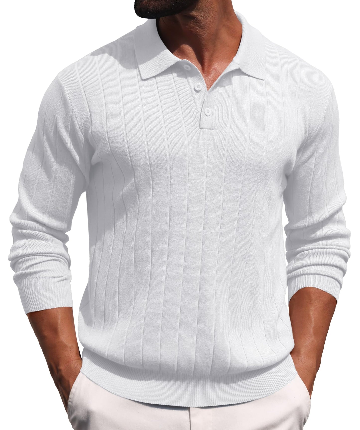 Sailwind Knit Polo Sweater Long Sleeve Casual Pullover Shirts