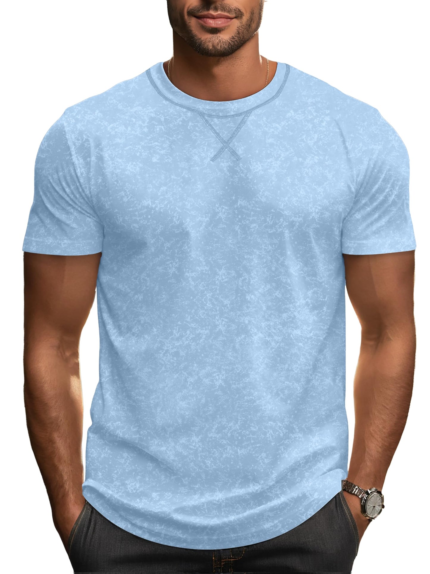 Sailwind Men's Cotton T-Shirts Short Sleeve Casual Summer Shirts Lightweight Tees