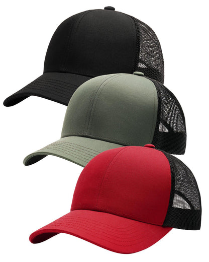 FURTALK Mens Trucker Hat Structured Mesh Baseball Cap Adjustable Classic Mens Hat
