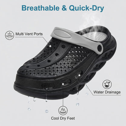 Clogs for Women and Men,Garden Shoes with Arch Support,Unisex Comfort Slip-on Sandals with Removable Cushion Footbed