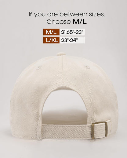 FURTALK Unisex Vintage Washed Unstructured Baseball Cap Washed Cotton Adjustable Dad Hat