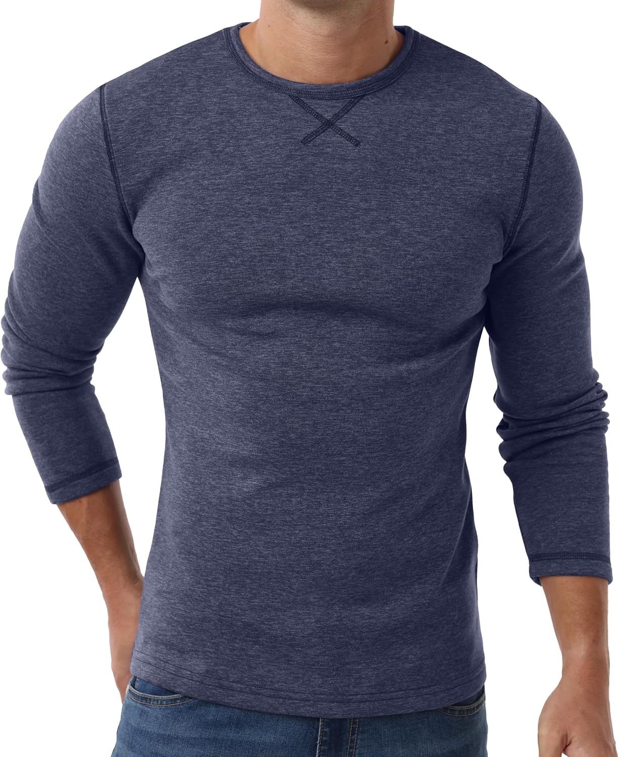 Sailwind Mens Thermal Underwear Long Sleeve Shirts Wool Base Layer Crewneck Top