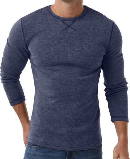 Sailwind Mens Thermal Underwear Long Sleeve Shirts Wool Base Layer Crewneck Top
