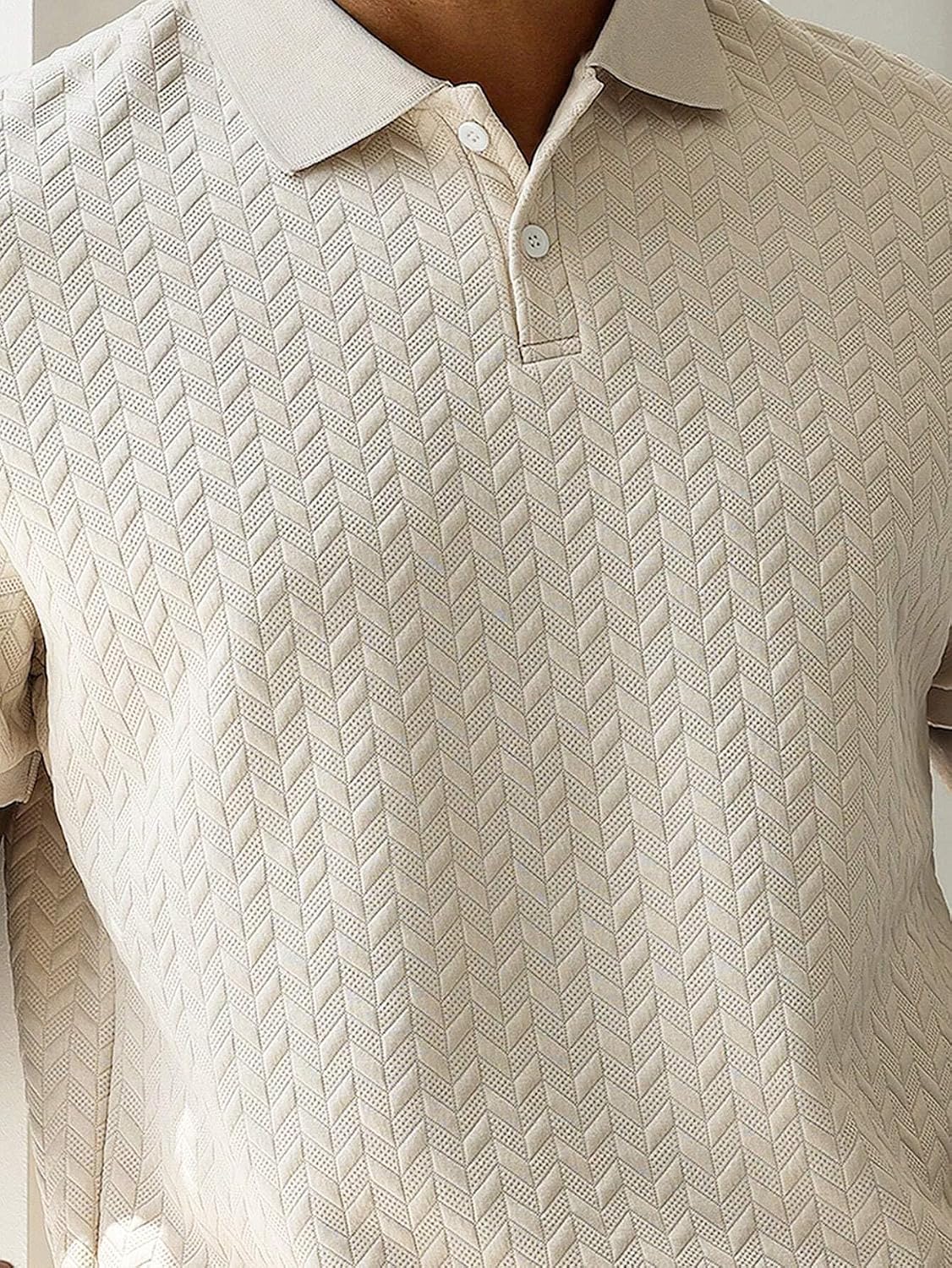 Sailwind Men’s Knit Polo Shirt Short Sleeve Textured Casual Golf Polo Collared T Shirt