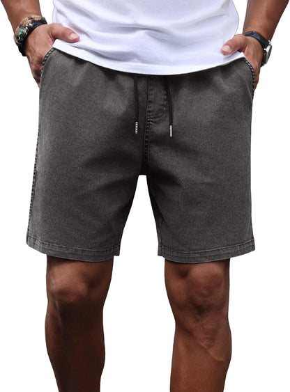 Sailwind Men's 7" Shorts Vintage Washed Elastic Waist Summer Short