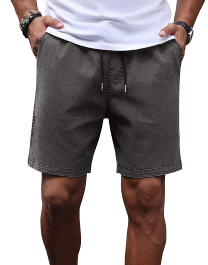 Sailwind Men's 7" Shorts Vintage Washed Elastic Waist Summer Short