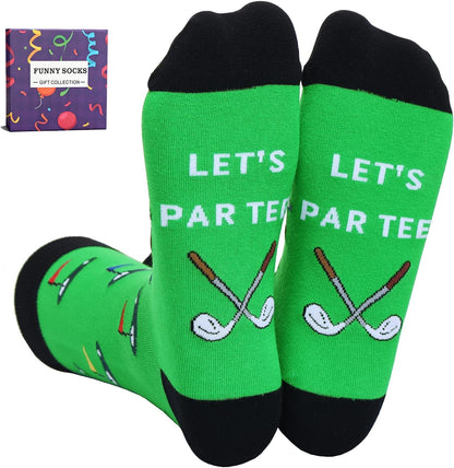 YEXIPO Funny Socks for Men Women I'D Rather Be Outdoor Activities Novelty Gifts For Hunting Golfing Camping Skiing Gaming