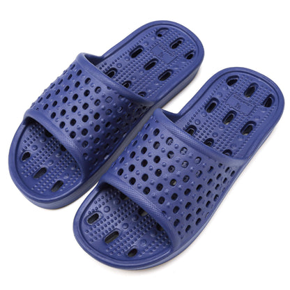 Shower Shoes for Men and Women,Non-Slip Quick-Dry Bath Slippers with Drain Holes,Lightweight Pool, Gym, Bathroom & College Dorm Sandals