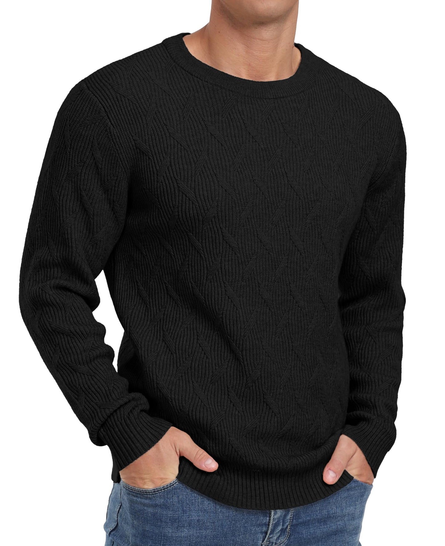 Sailwind Men's Crewneck Pullover Sweater Lightweight Casual Knitted Sweaters