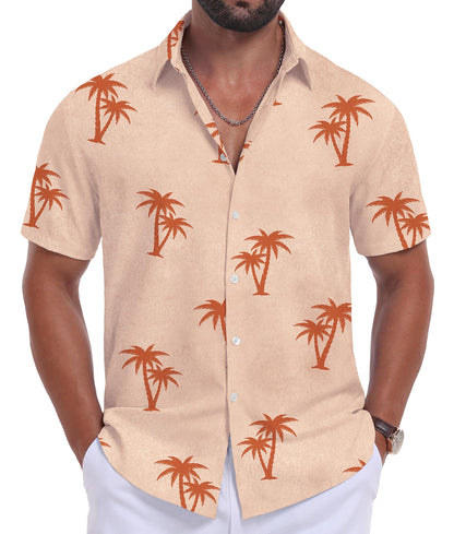Sailwind Men's Hawaiian Floral Shirts Short Sleeve Button Down Holiday Tropical Beach Shirts