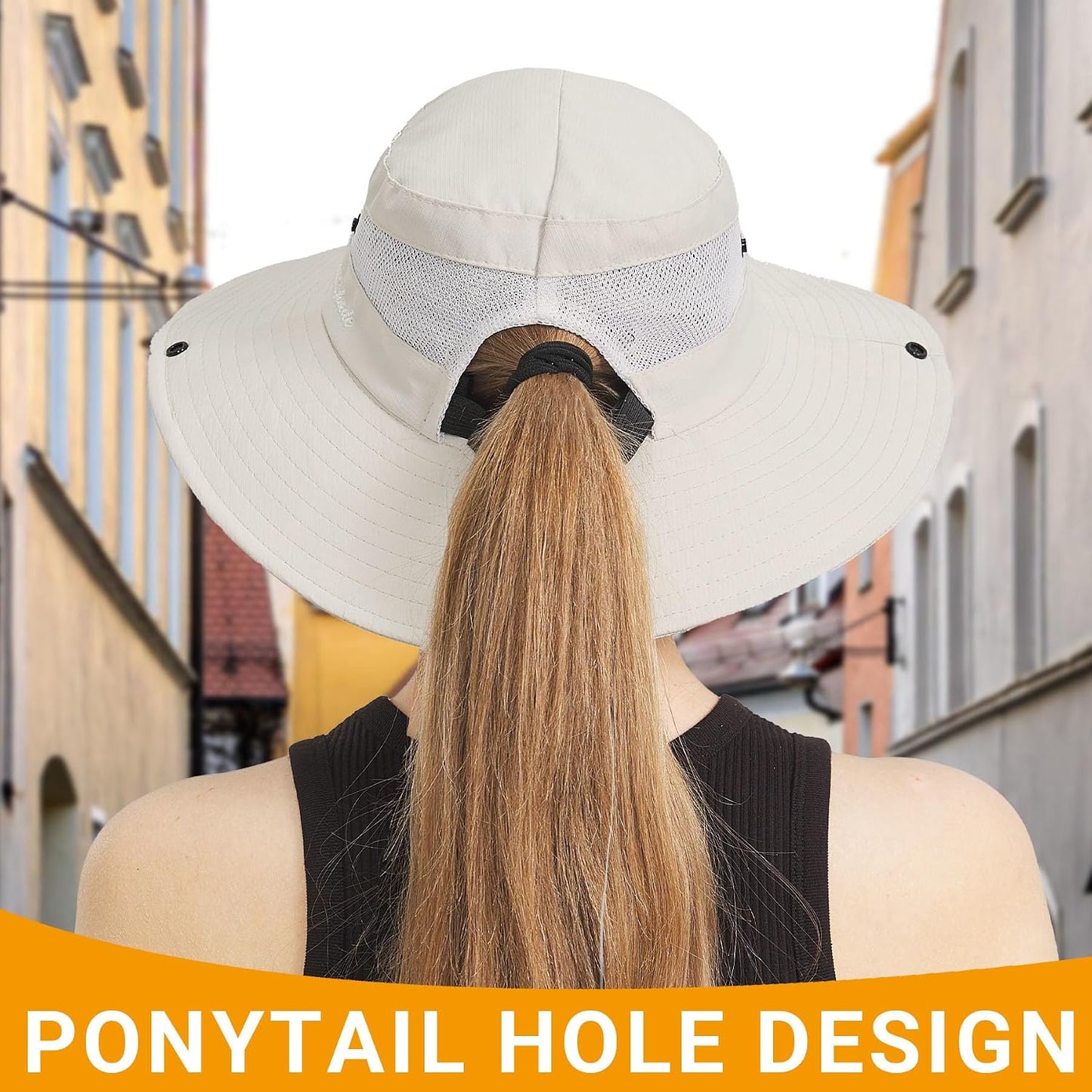 PFFY Sun Beach Hats for Women Men UV Protection Wide Brim Foldable Fishing Sun Bucket Hat Outdoor Essentials