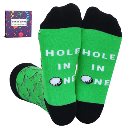 YEXIPO Funny Socks for Men Women I'D Rather Be Outdoor Activities Novelty Gifts For Hunting Golfing Camping Skiing Gaming