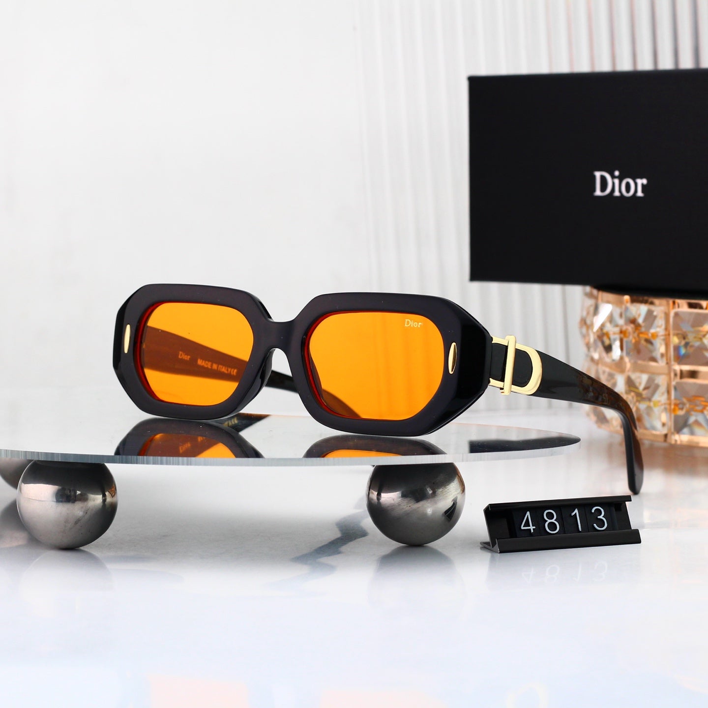 8 colors New hot HD lenses Full frame design sunglasses 4813