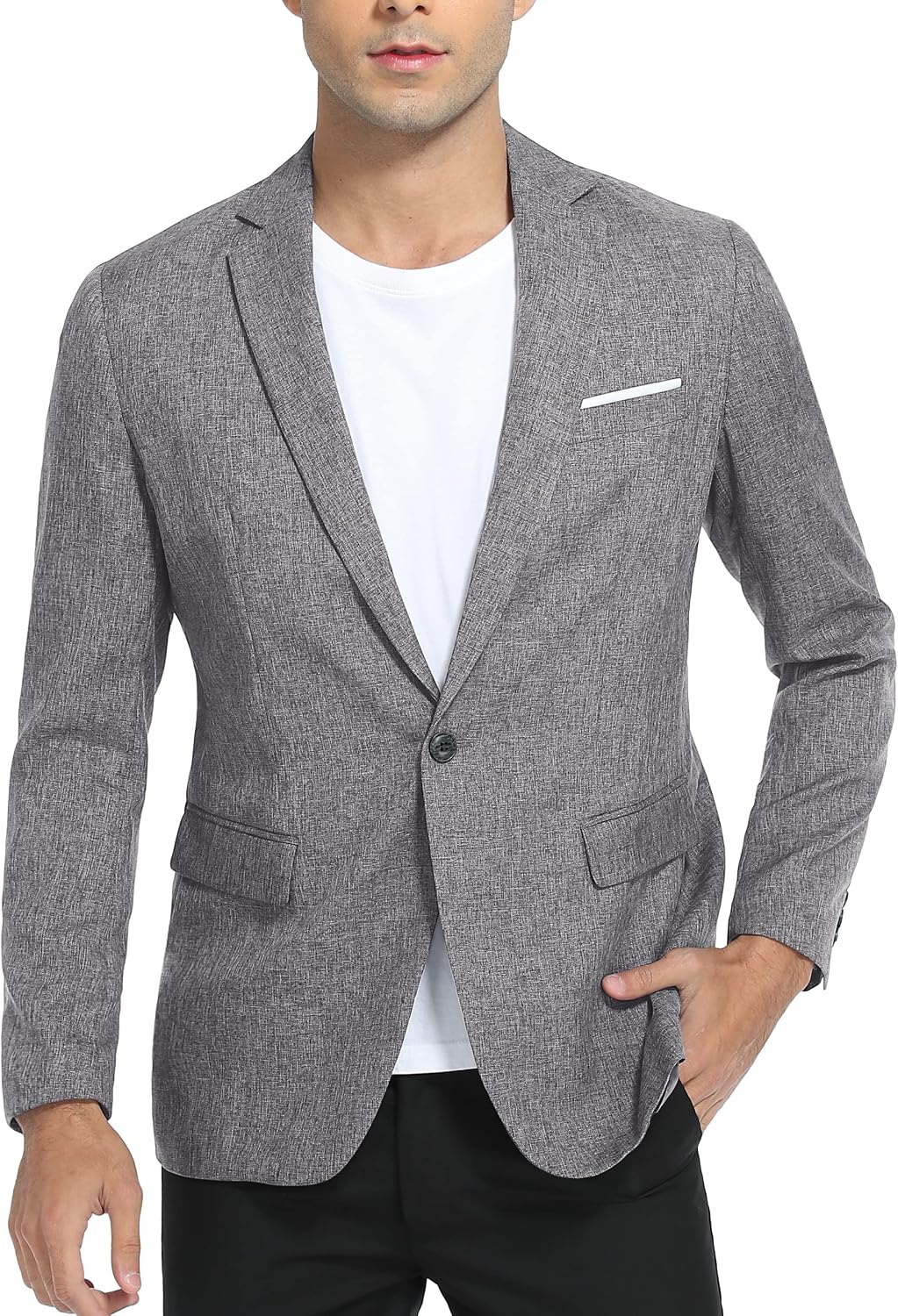 Sailwind Men's Casual Blazer Jackets Lightweight One Button Sports Coats Suit